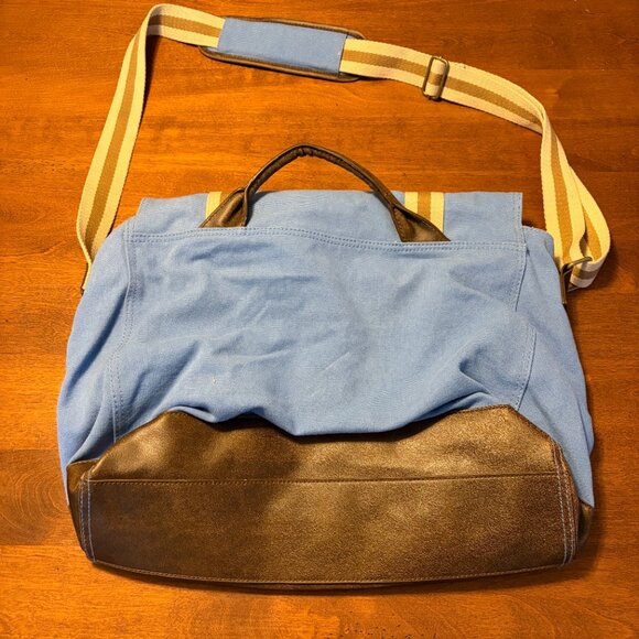 Pottery Barn Teen messenger bag canvas intials monogram TAY - Picture 5 of 14